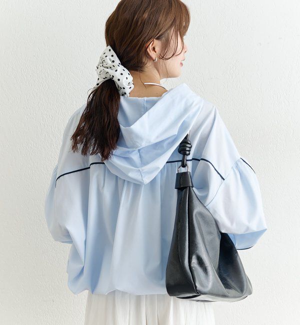  「ボウタイフーディブルゾン」|ブルゾン・スタジャン|