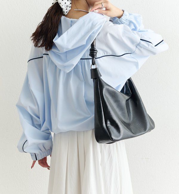  「ボウタイフーディブルゾン」|ブルゾン・スタジャン|