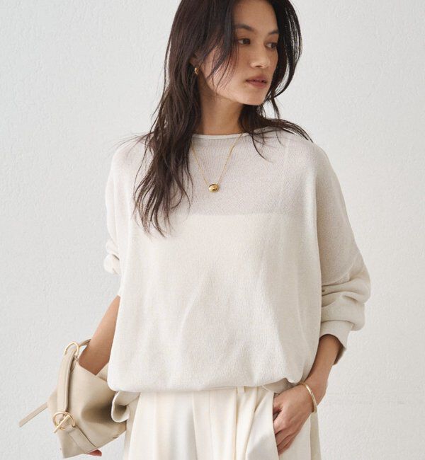  「和紙天竺ニット」|ニット・セーター|
