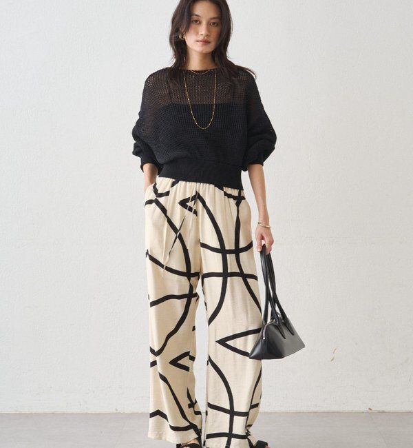  「クリスピーコットンショートニット」|ニット・セーター|