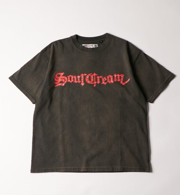  「【Sourcream】ラインストーンTシャツ」|Tシャツ・カットソー|