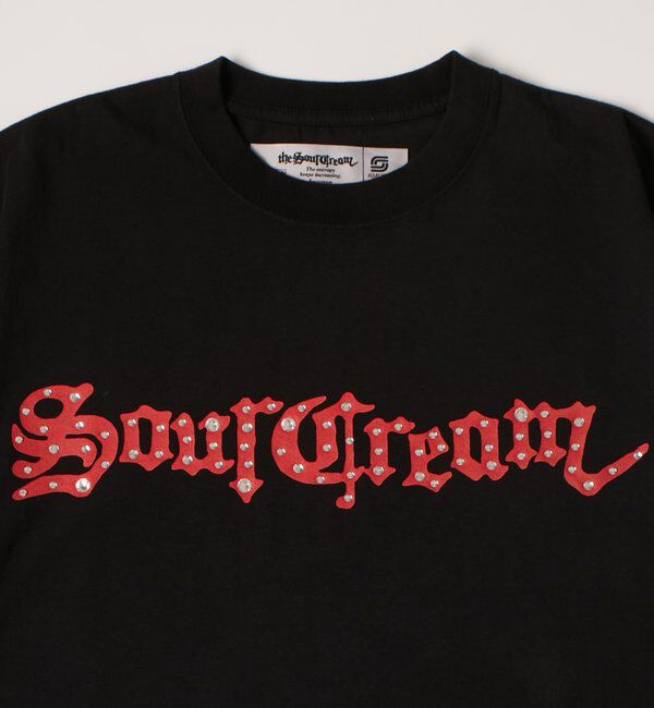 「【Sourcream】ラインストーンTシャツ」|Tシャツ・カットソー|