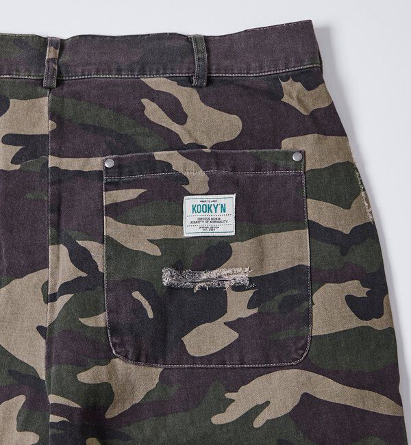  「KOOKY'N ダメージダックハーフパンツ」|チノ|