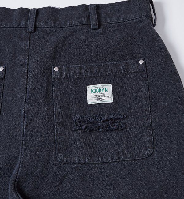  「KOOKY'N ダメージダックハーフパンツ」|チノ|
