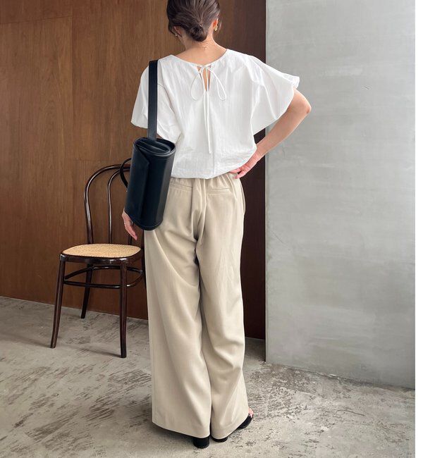  「【新色ピンク】バルーンリボンブラウス」|シャツ・ブラウス|