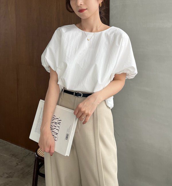  「【新色ピンク】バルーンリボンブラウス」|シャツ・ブラウス|