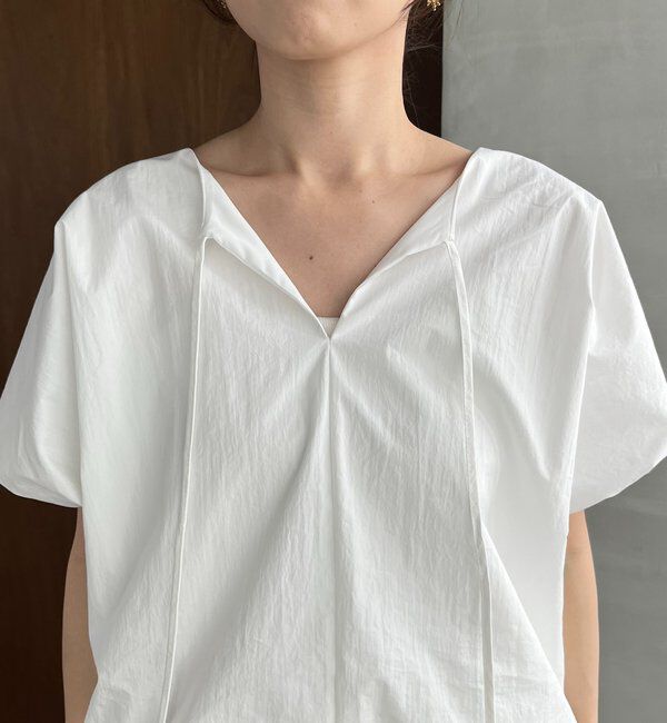  「【新色ピンク】バルーンリボンブラウス」|シャツ・ブラウス|