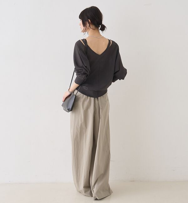 Rouge vif「2WAYサスペンダータックワイドパンツ」|その他|