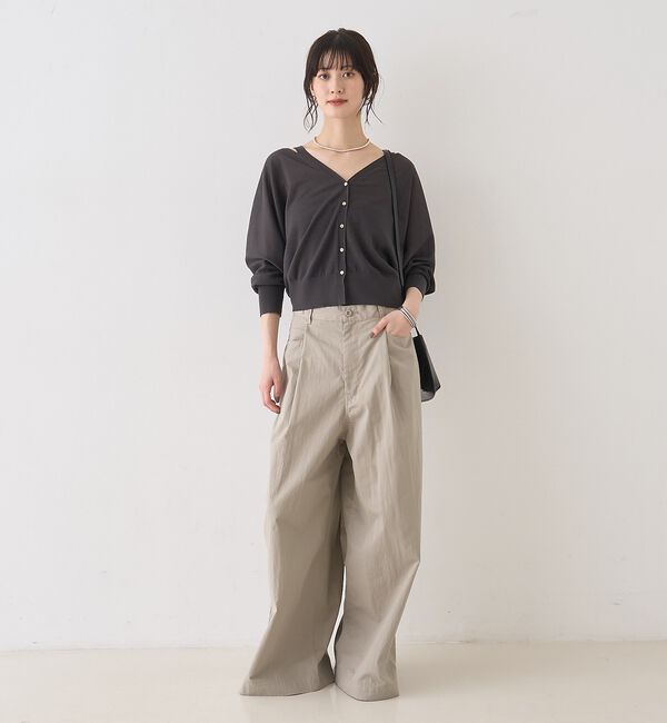 Rouge vif「2WAYサスペンダータックワイドパンツ」|その他|