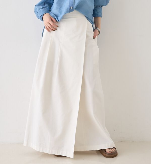 Rouge vif「タックグルカベルト マキシスカート」|スカート|