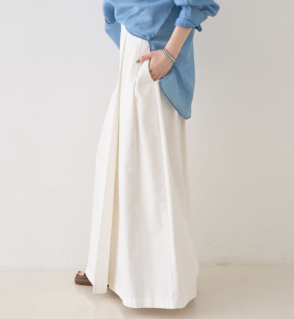 Rouge vif「タックグルカベルト マキシスカート」|スカート|