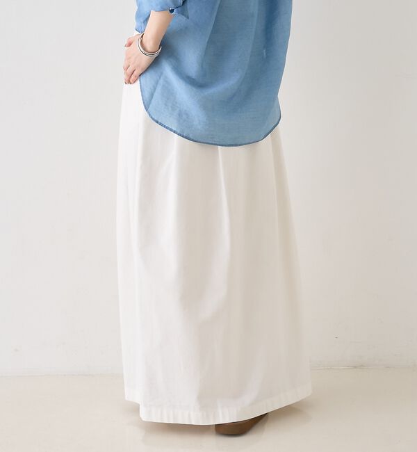 Rouge vif「タックグルカベルト マキシスカート」|スカート|