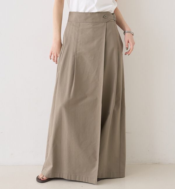 Rouge vif「タックグルカベルト マキシスカート」|スカート|