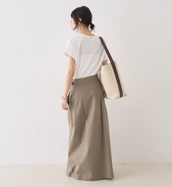 Rouge vif「タックグルカベルト マキシスカート」|スカート|