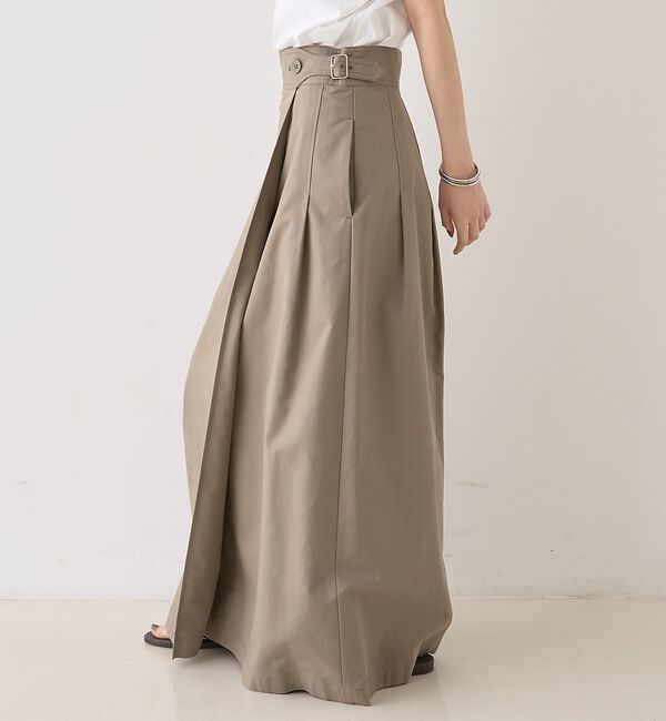 Rouge vif「タックグルカベルト マキシスカート」|スカート|