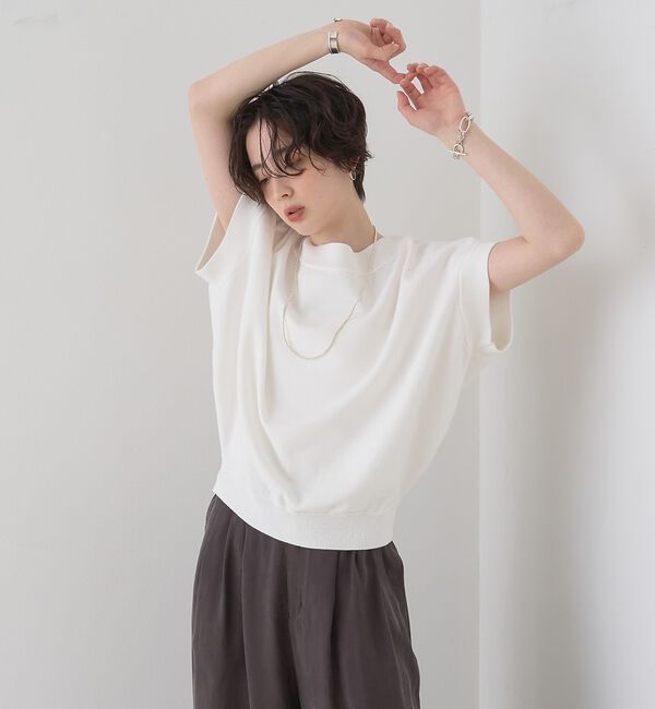 Rouge vif「スレッド編裏毛風ニットプルオーバー」|ニット・セーター|