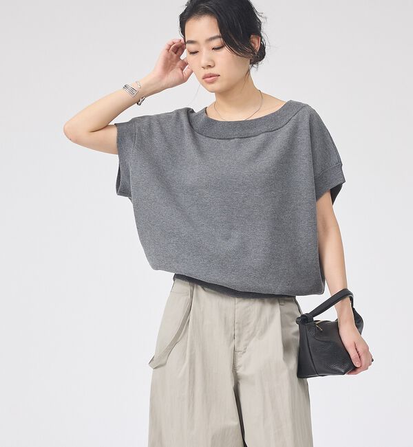 Rouge vif「スレッド編裏毛風ニットプルオーバー」|ニット・セーター|