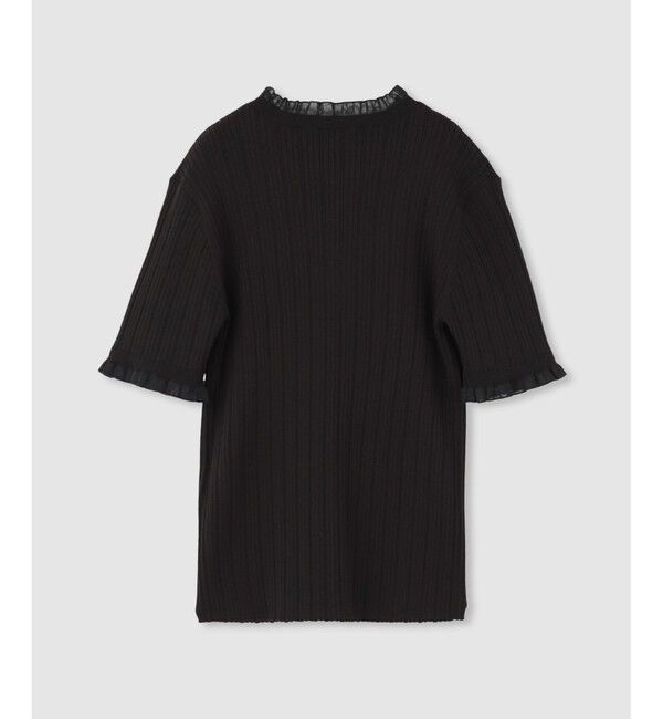 LOULOU WILLOUGHBY「【LOULOU WILLOUGHBY】ハーフチューブラーリブニット」|ニット・セーター|