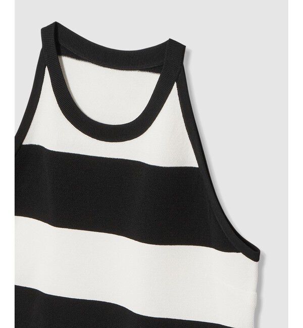 LOULOU WILLOUGHBY「【LOULOU WILLOUGHBY】カノコワイドボーダータンク」|ニット・セーター|