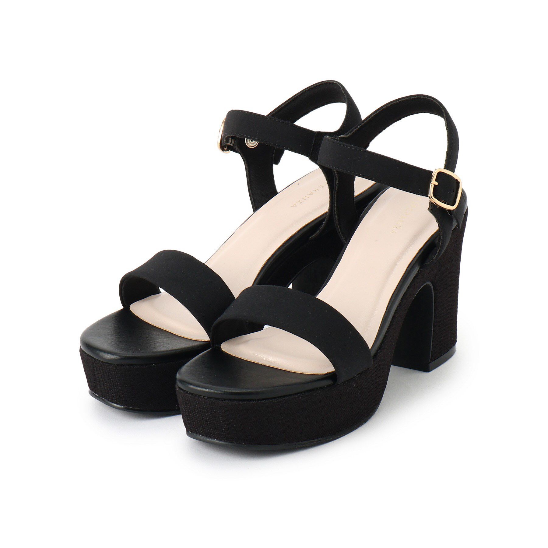 ESPERANZA「アンクルベルトサンダル」|サンダル|ブラック(319)