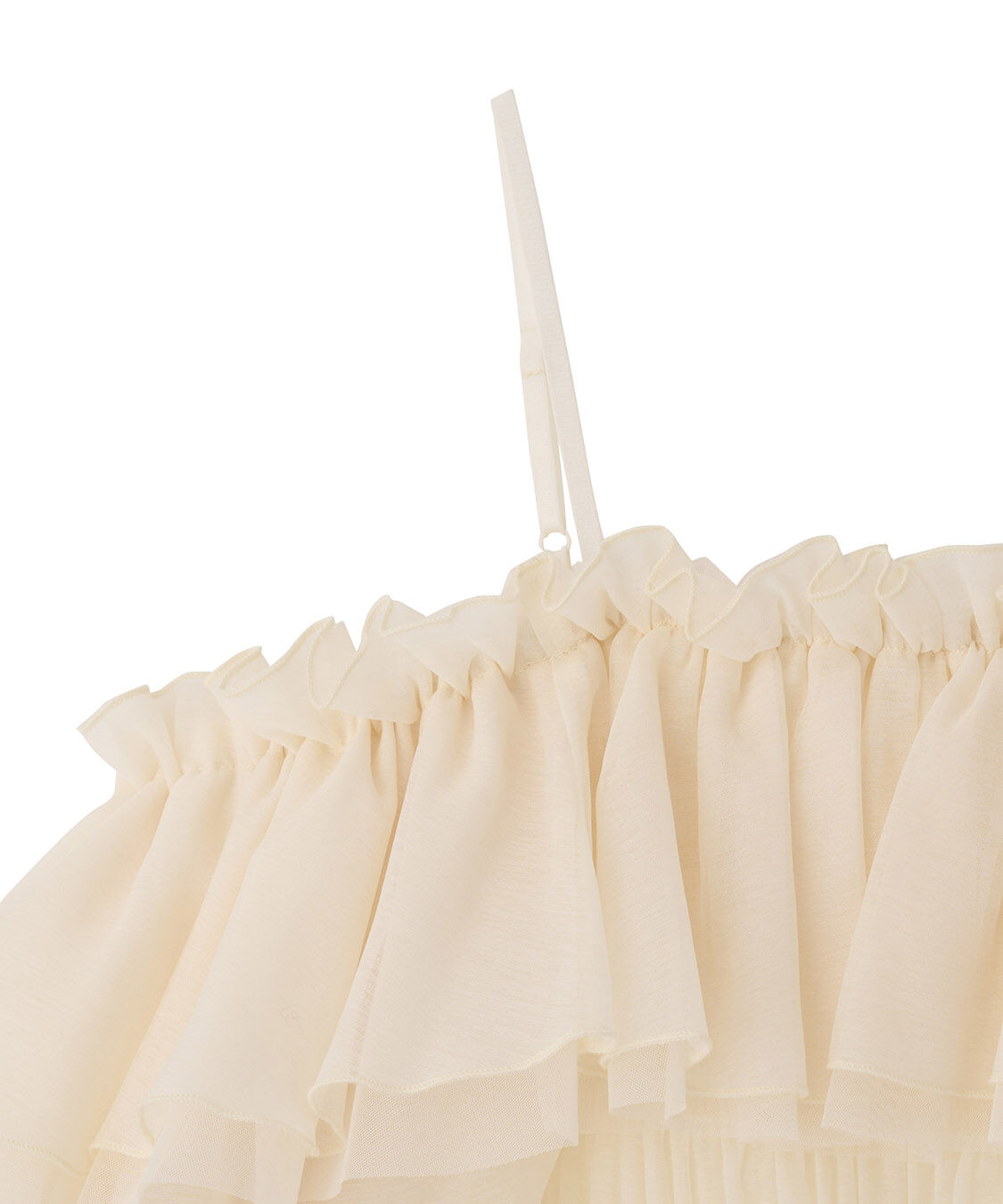 COCO DEAL「フリルギャザーシアーシャーリングブラウス」|シャツ・ブラウス|