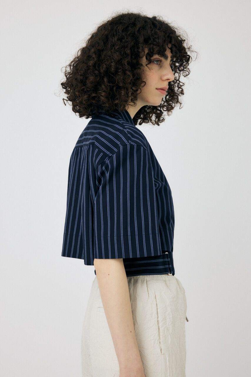 MOUSSY「CROPPED BELTED シャツ」|シャツ・ブラウス|