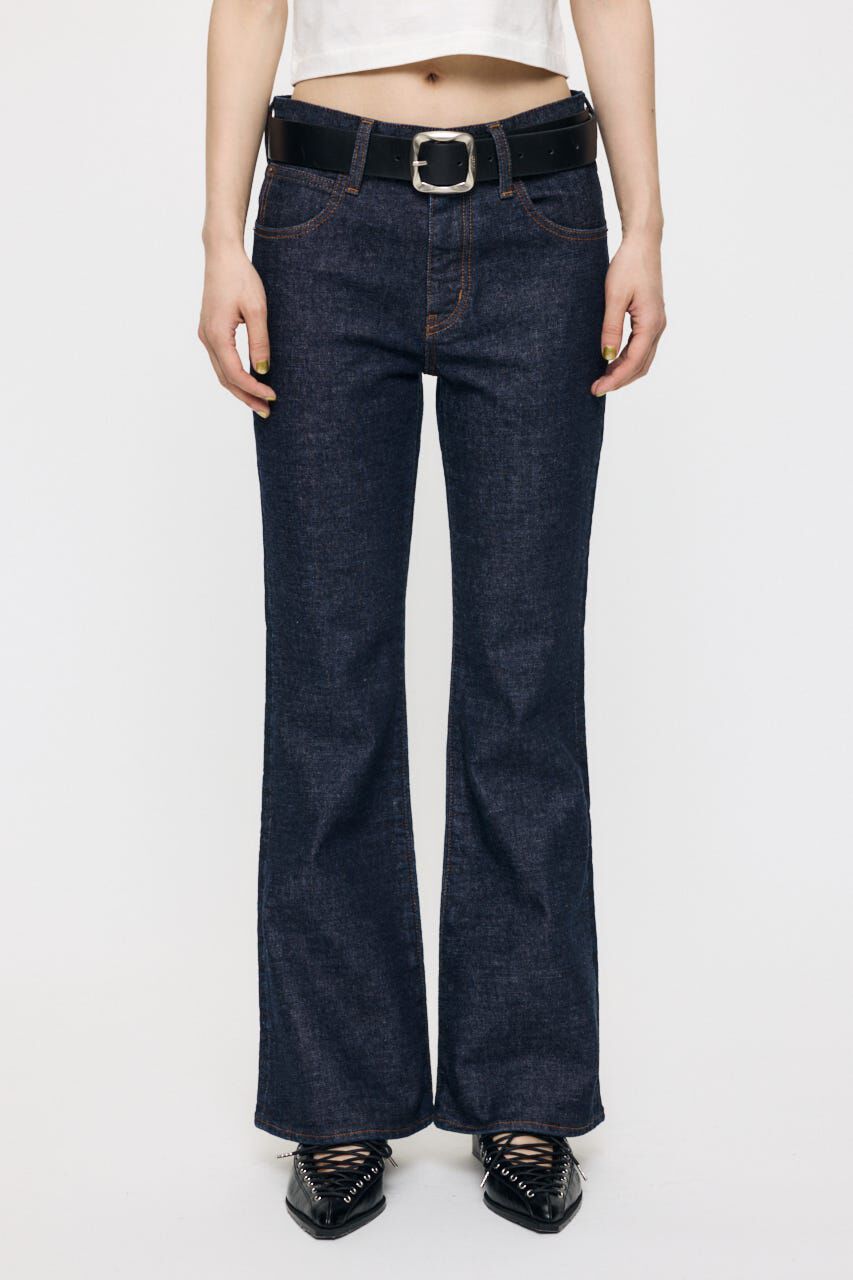 MOUSSY「MVS MIDRISE FLARE」|デニム|