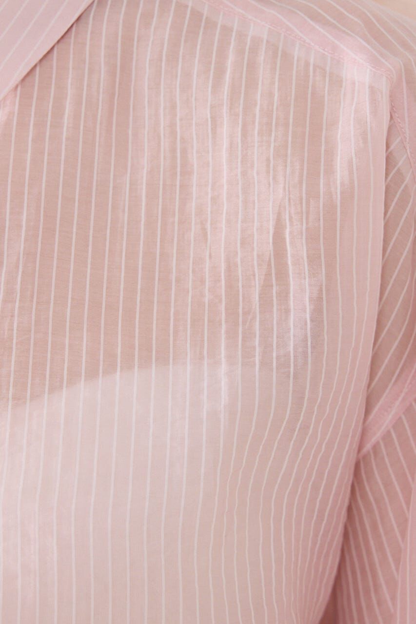 rienda「アシンメトリーストライプシャツ」|シャツ・ブラウス|