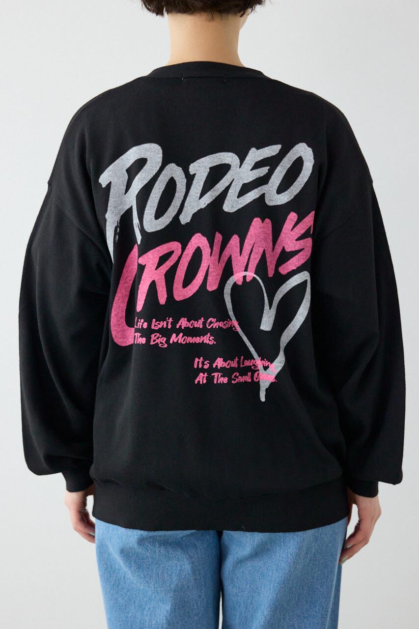 RODEO CROWNS「ネオンカラーロゴニットカーディガン」|カーディガン|