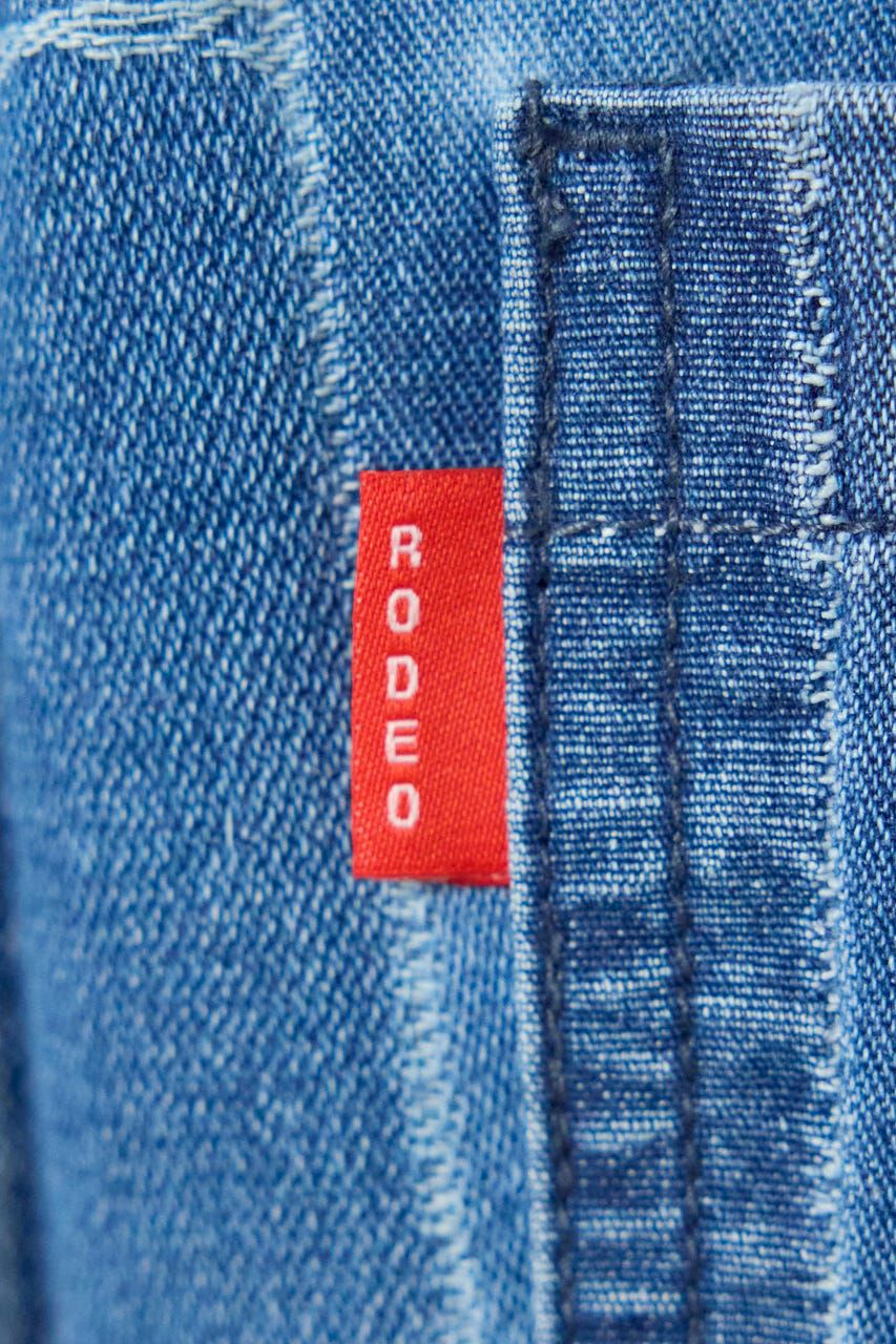 RODEO CROWNS「パッチパターンデニムパンツ」|デニム|