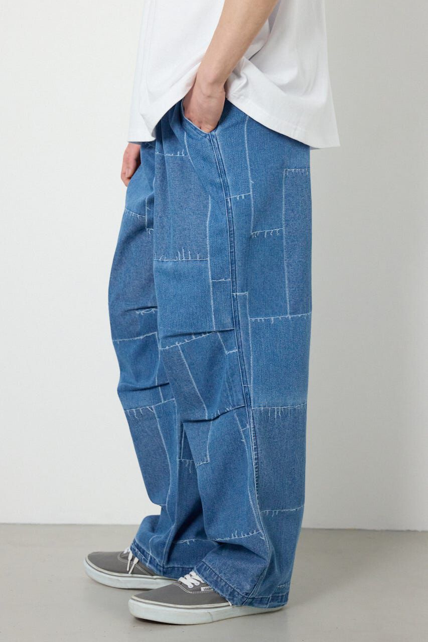 RODEO CROWNS「パッチパターンデニムパンツ」|デニム|
