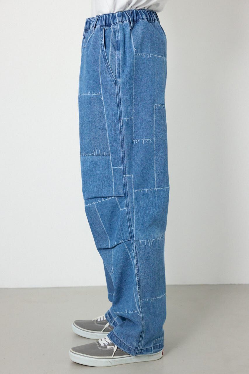 RODEO CROWNS「パッチパターンデニムパンツ」|デニム|