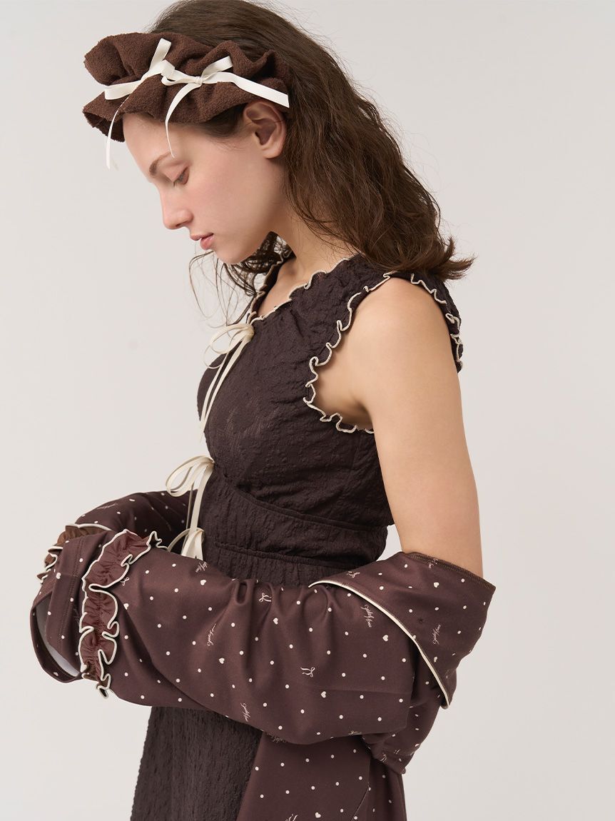 SNIDEL HOME「【Milcrea】フリルリボンニットヘアバンド」|その他|