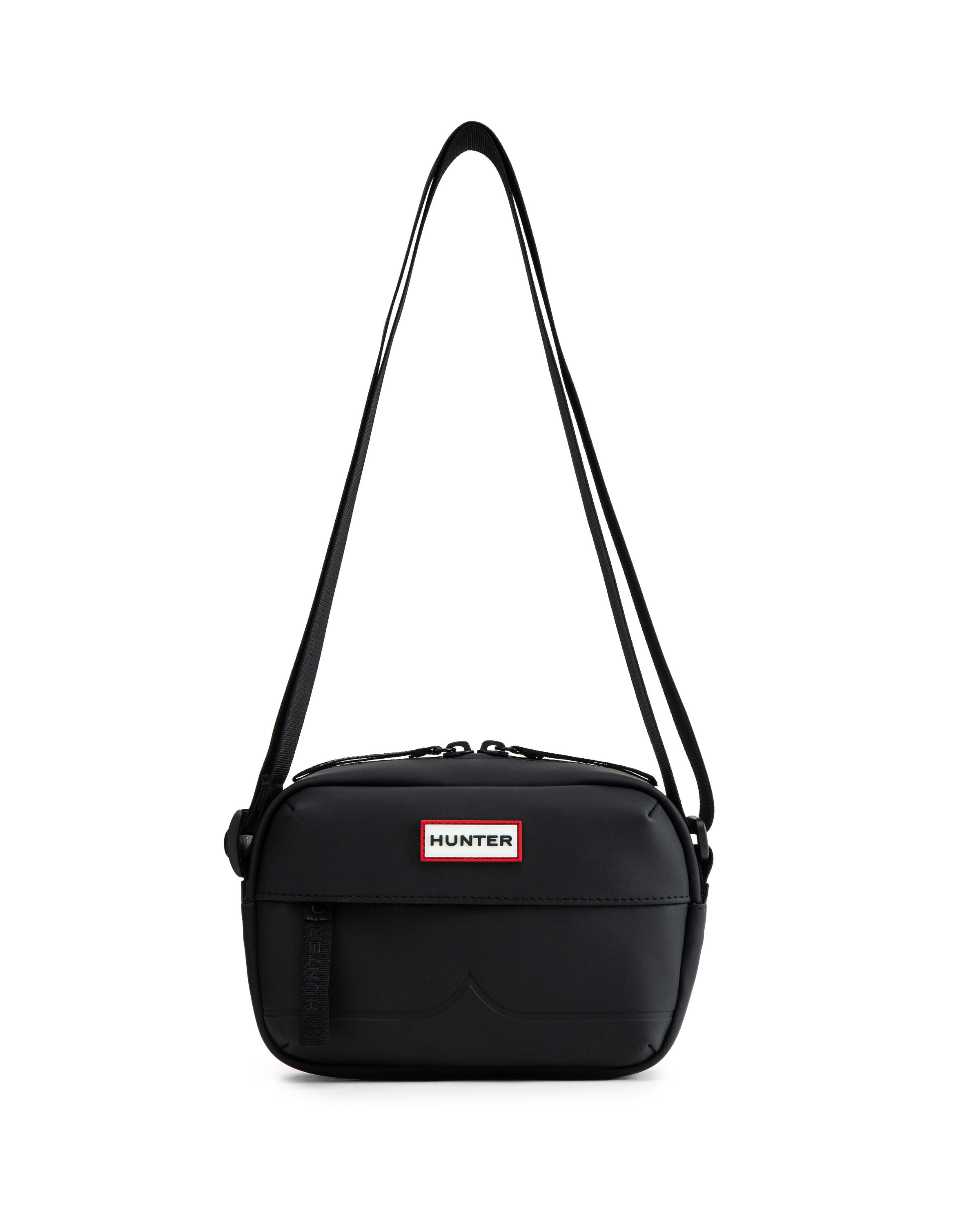 HUNTER「オリジナル ラバライズ ミディアム クロスボディ」|ショルダー・メッセンジャー|BLK