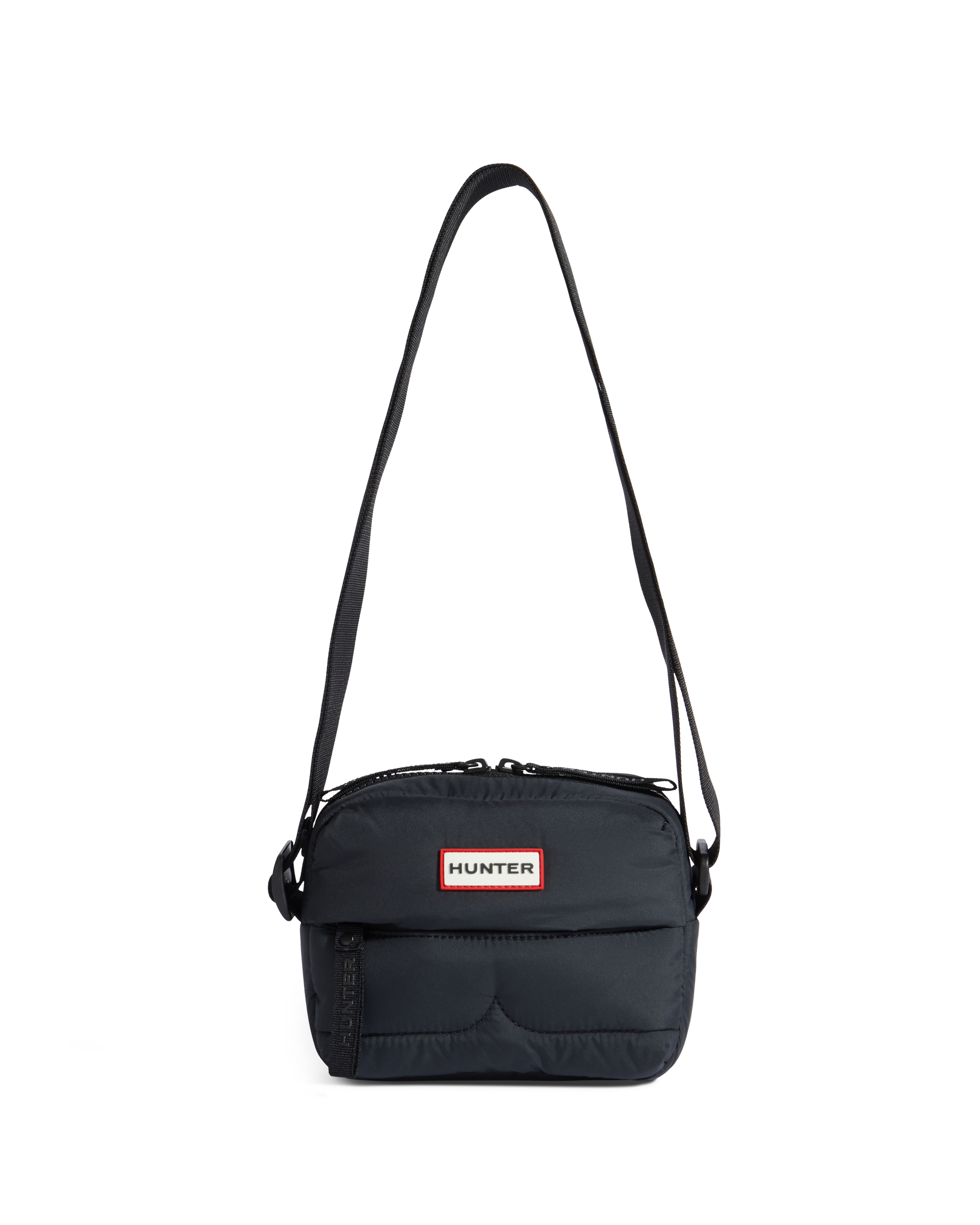 HUNTER「イントレピッド パファー ミディアム クロスボディ」|ショルダー・メッセンジャー|BLK