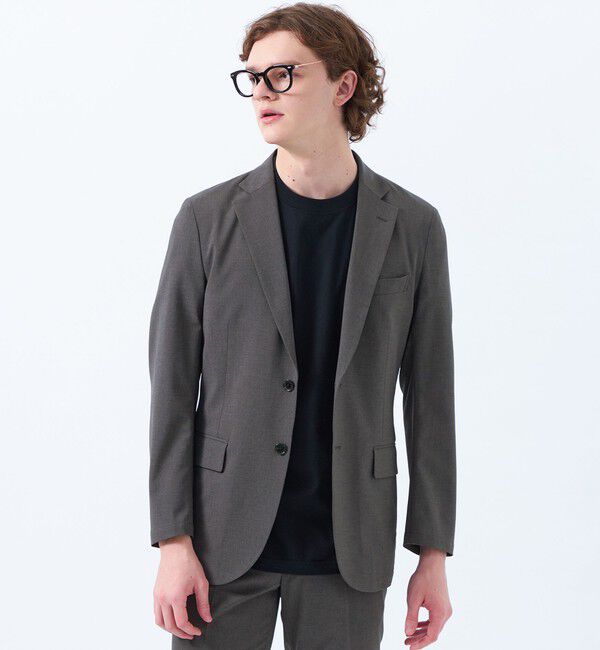 MACKINTOSH PHILOSOPHY「【WEB&一部店舗】強撚トロピカル ジャケット」|テーラードジャケット|チャコールグレー