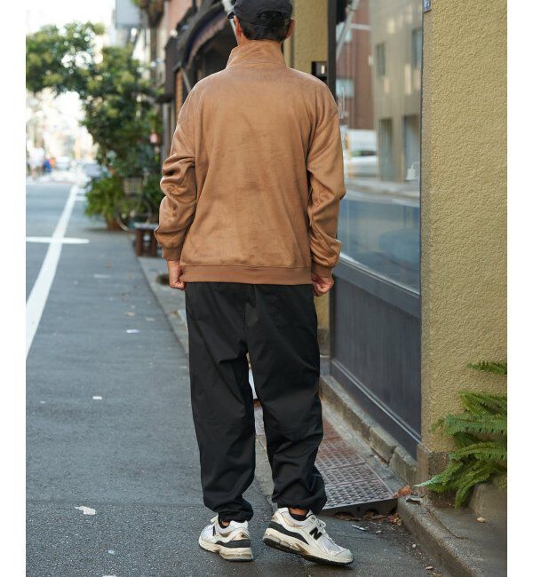 VENCE share style「フェイクスウェードヒゲ刺繍ハーフZIP」|その他|