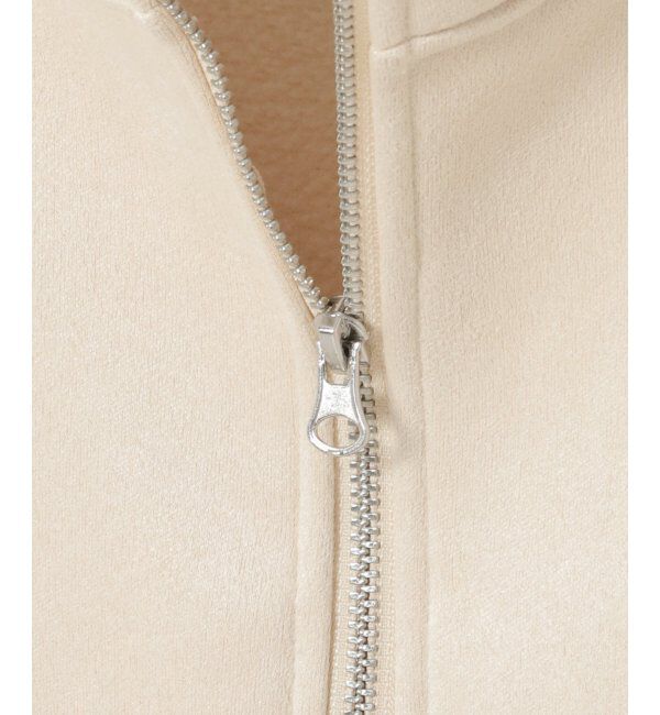 VENCE share style「フェイクスウェードヒゲ刺繍ハーフZIP」|その他|