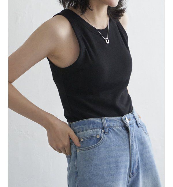 VENCE share style「スムース天竺アメスリタンクトップ」|タンクトップ|