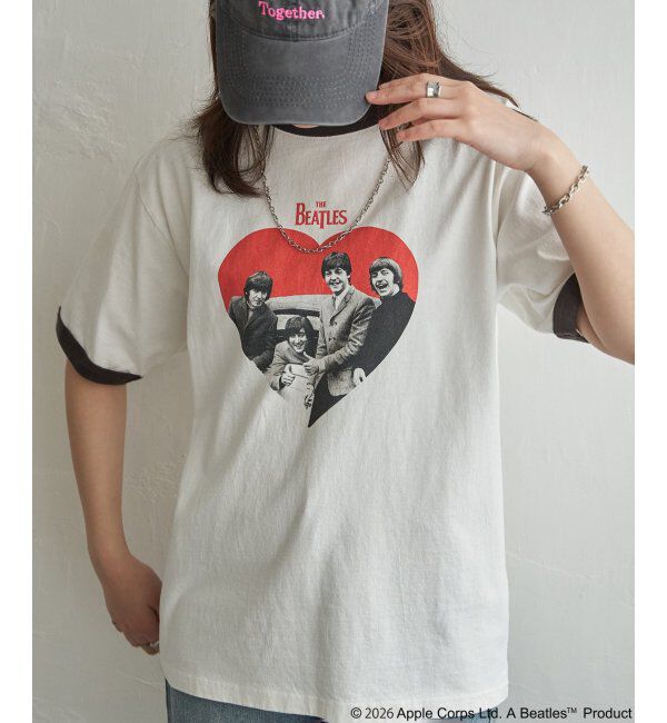 VENCE share style「THE BEATLES ザ ビートルズ リンガープリントTシャツ」|Tシャツ・カットソー|
