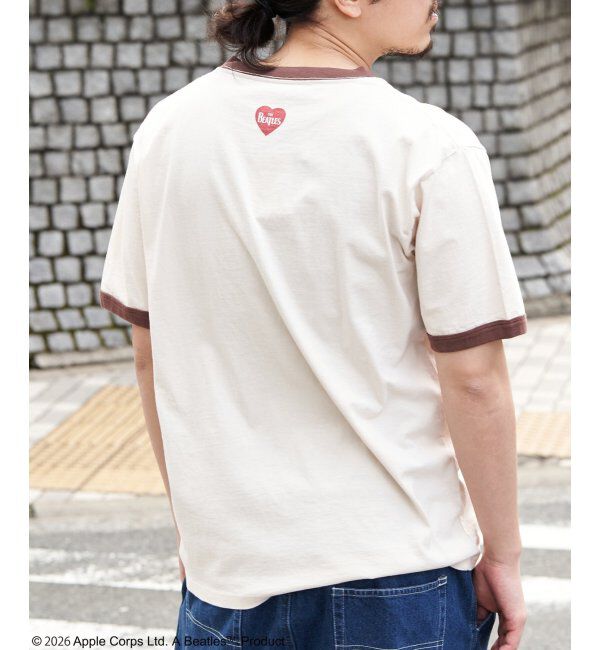 VENCE share style「THE BEATLES ザ ビートルズ リンガープリントTシャツ」|Tシャツ・カットソー|