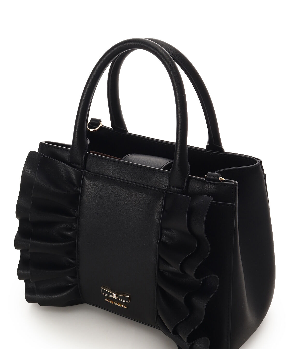 Samantha Vega「フリルリボンハンドバッグ」|ハンドバッグ|