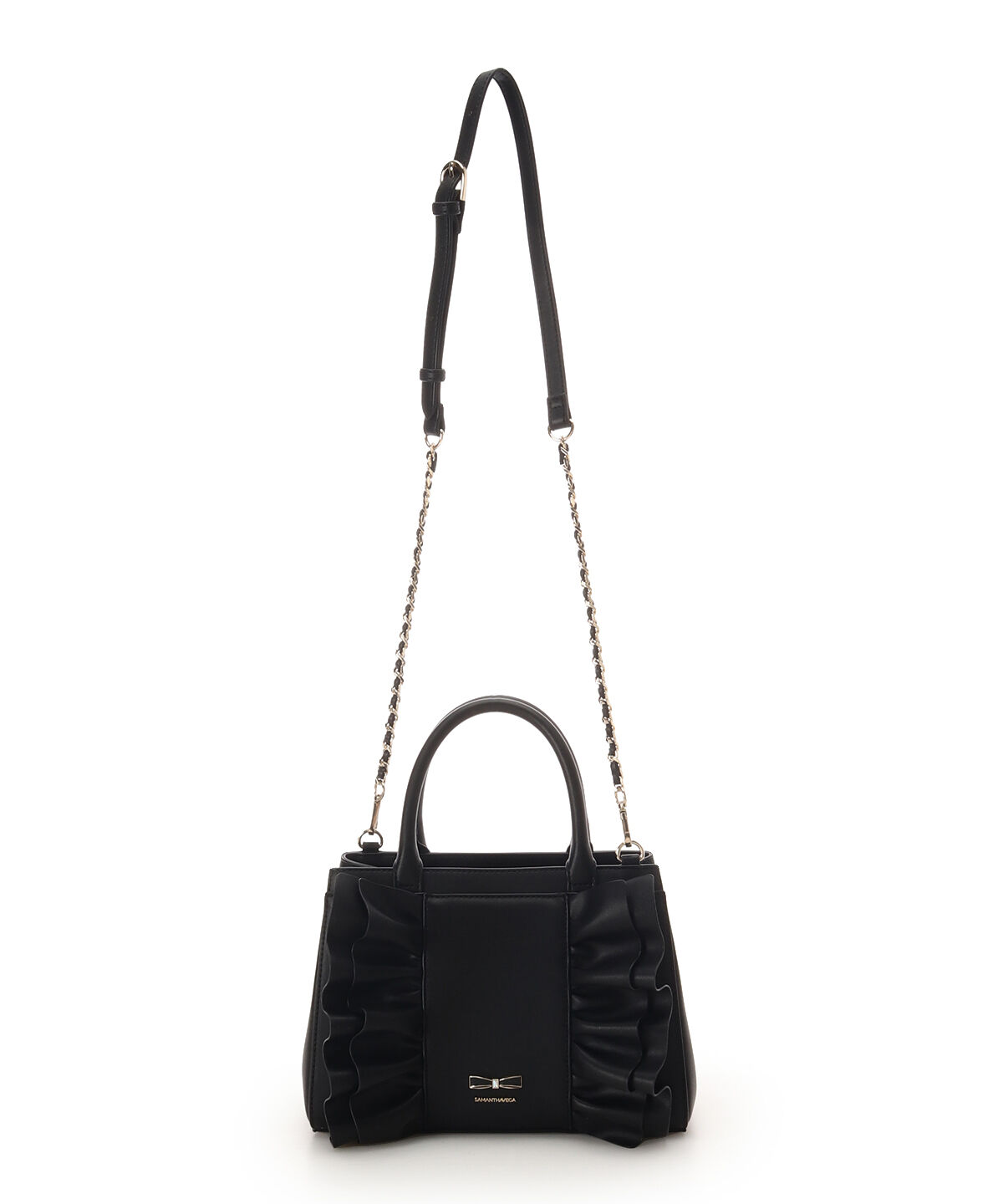 Samantha Vega「フリルリボンハンドバッグ」|ハンドバッグ|