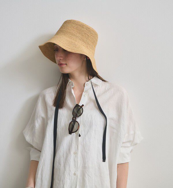 UNITED ARROWS「ラフィア/リボン ハット UV」|ハット|