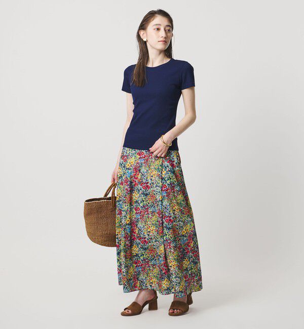 UNITED ARROWS「フラワー プリント スカート」|スカート|