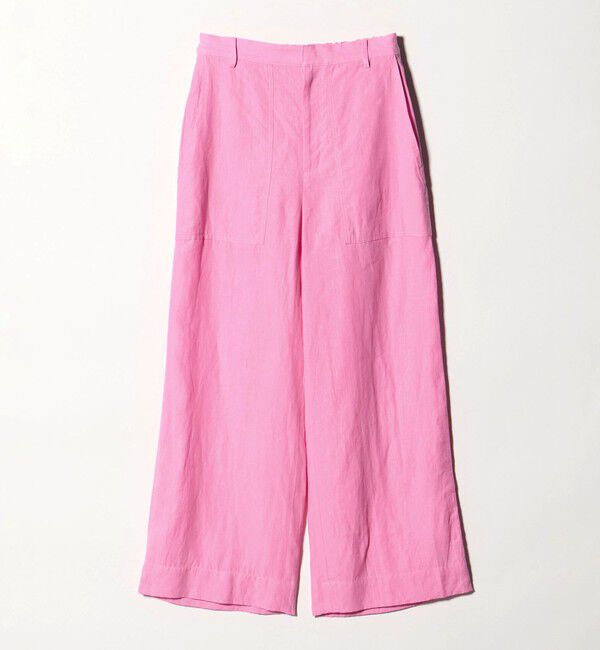 UNITED ARROWS「リネン パッチポケット イージーパンツ ‐ウォッシャブル‐」|チノ|