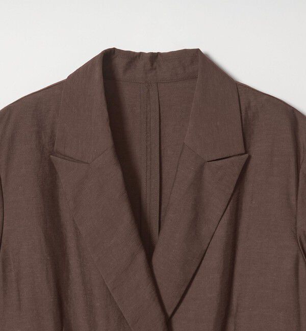 EMMEL REFINES「＜EMMEL REFINES＞EM マーブルローン ショートスリーブ ジャケット」|テーラードジャケット|