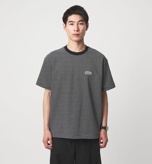 UNITED ARROWS green label relaxing「＜Manhattan Portage＞ ロゴ ボーダー Tシャツ」|Tシャツ・カットソー|
