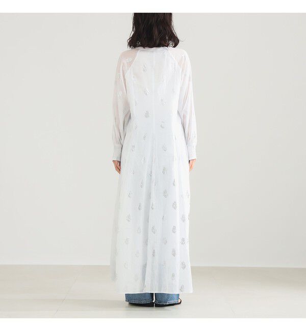 Demi-Luxe BEAMS 「ne Quittez pas / ボイル フラワー ロングスリーブ ワンピース」|ワンピース|