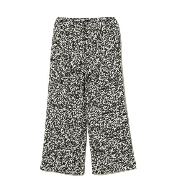 Demi-Luxe BEAMS 「プチフラワー プリント イージーパンツ」|チノ|